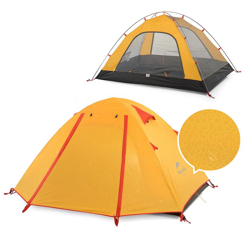 Lều 2 người, hai lớp chống tia uv thiết kế mới cắm trại naturehike nh18z022-p chắc chắn