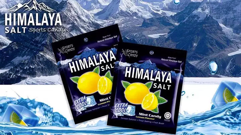 Kẹo bạc hà chanh muối Himalaya Salt (Gói 6 viên)
