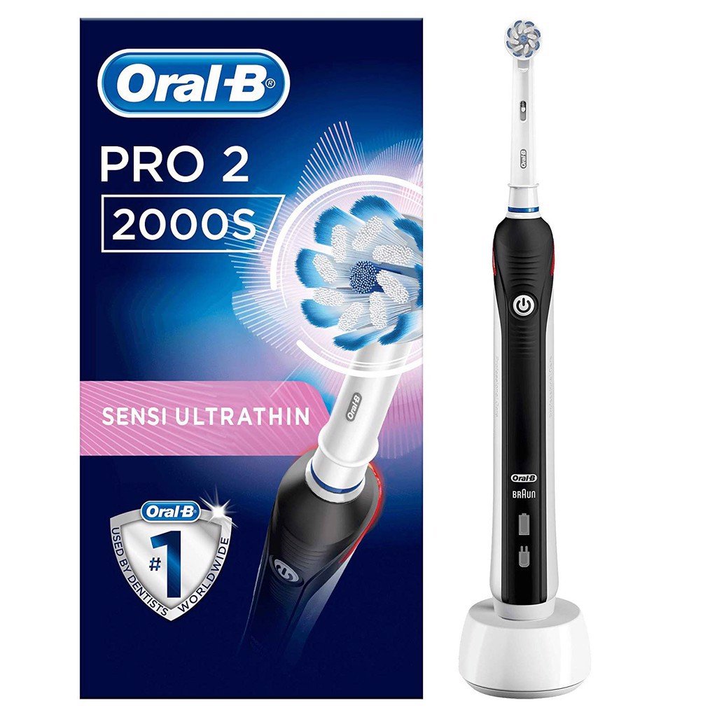 Bàn chải điện oral-b power 2 pro 2000s sensi ultrathin