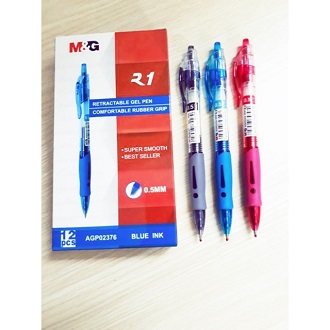 Hộp bút gel - 12 cây- bút gel m&g agp02376