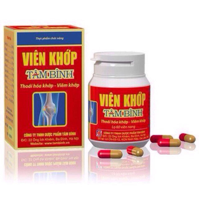 Viên khớp tâm bình hộp 60v