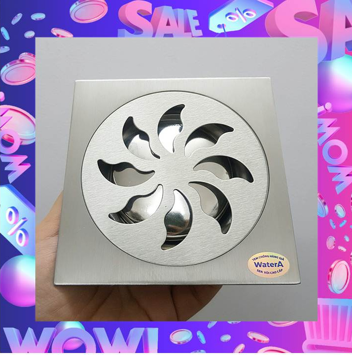 [HCM]Phễu Thoát Sàn Hố Ga Thoát Nước Bằng Inox 304- Chống Mùi Hôi