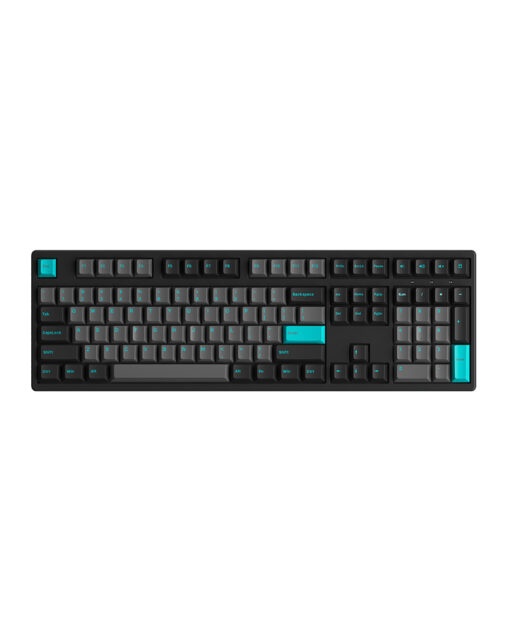 Bàn phím cơ có dây AKKO 3108 Plus Black & Cyan (Foam tiêu âm / AKKO CS switch)