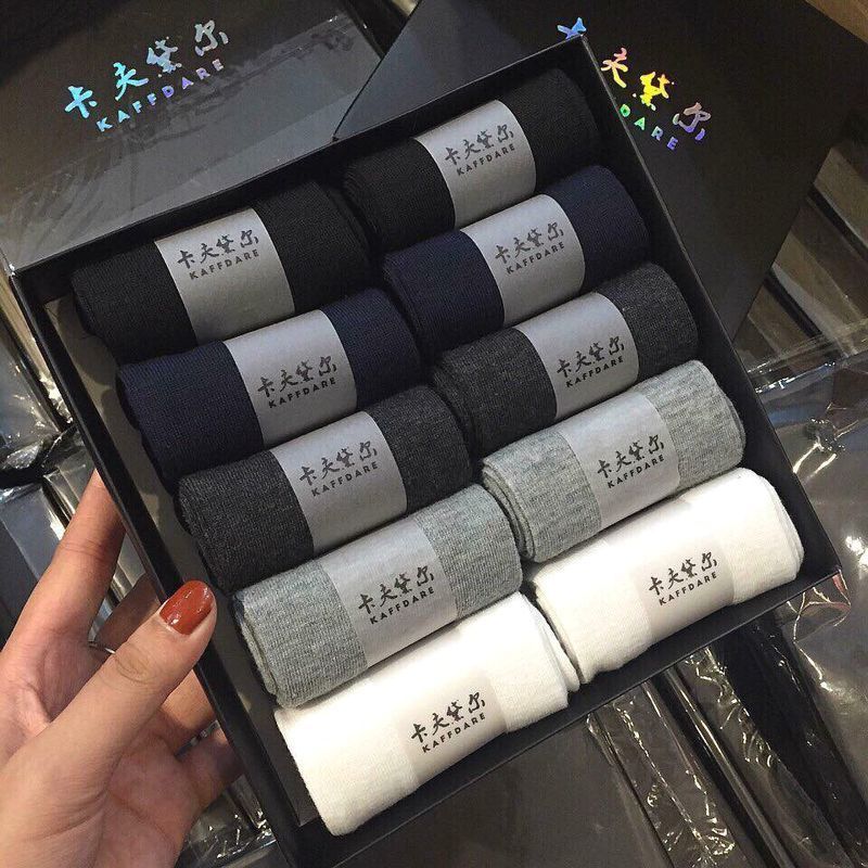 Hộp quà tặng 10 đôi vớ Nam Nữ MUJI CỔ NGẮN Thông khí chống hôi chân- chất liệu 95% vải cotton - Hàng Xuất Nhật / vớ khử mùi hôi chân / tất quà tặng / vớ nam / tất nam coton / vớ khử m