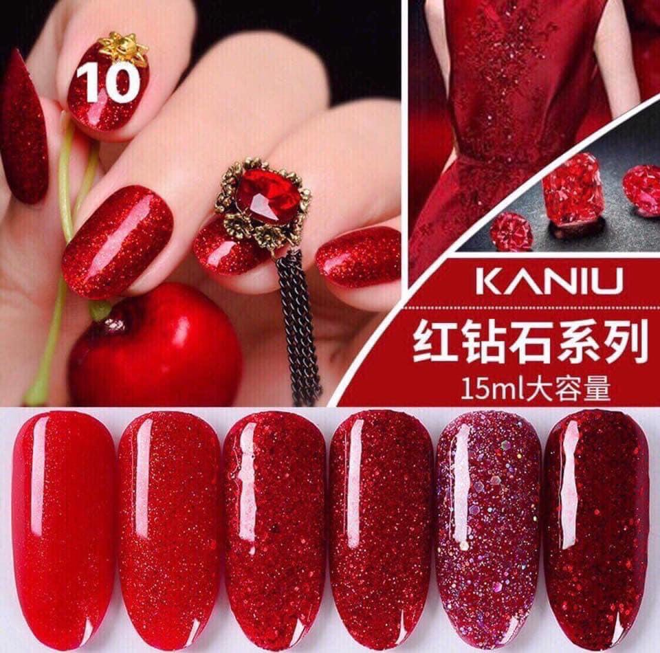 Sơn gel kaniu set 06 chai 15ml