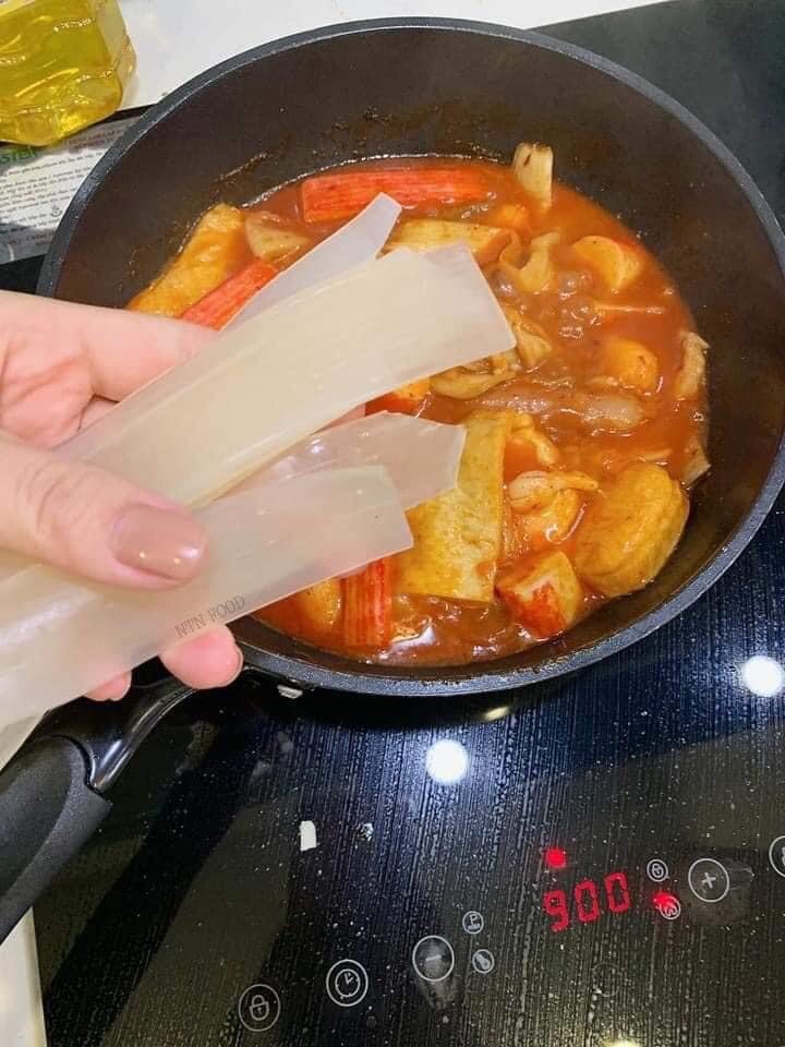 Miến Dẹt Ăn Lẩu nổi tiếng Hàn Quốc - Miến ăn lẩu - Miến trộn - 500g