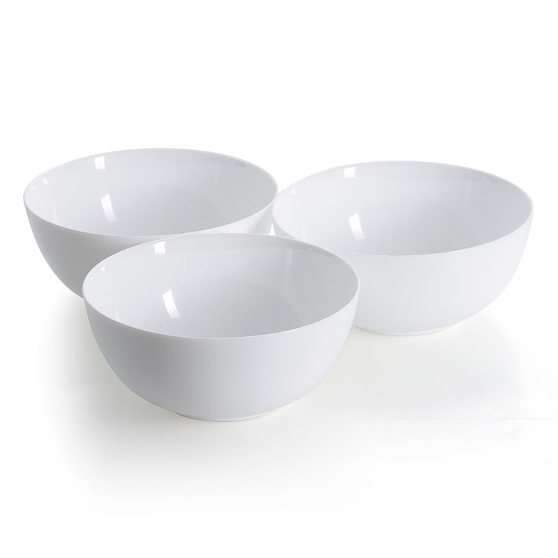 Bộ 3 tô tt luminarc diwali trắng 21cm - ludin3976