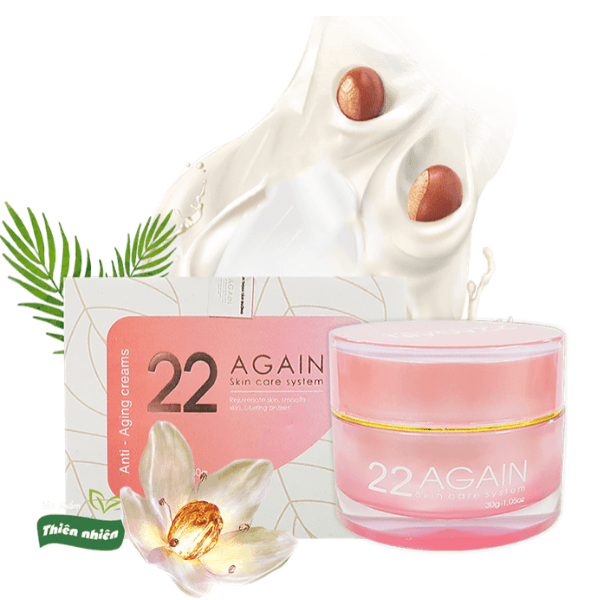 Kem dưỡng da 22 again - trắng da mờ thâm nám giảm lão hóa- 30gr