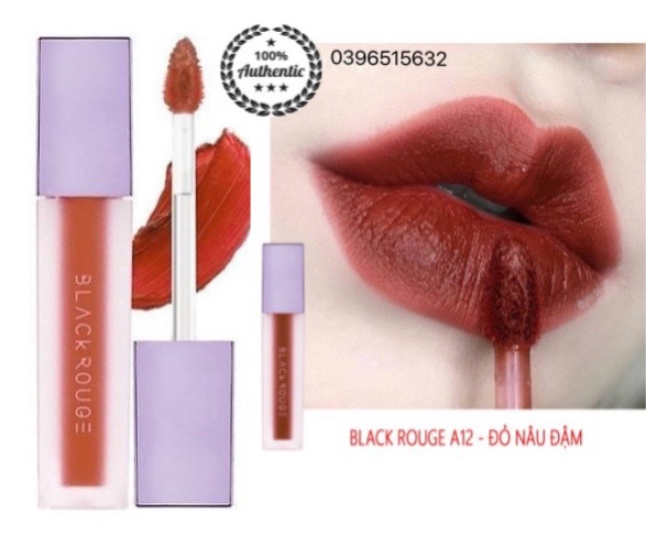 (Sẵn) Son Kem Lì Black Rouge A12
