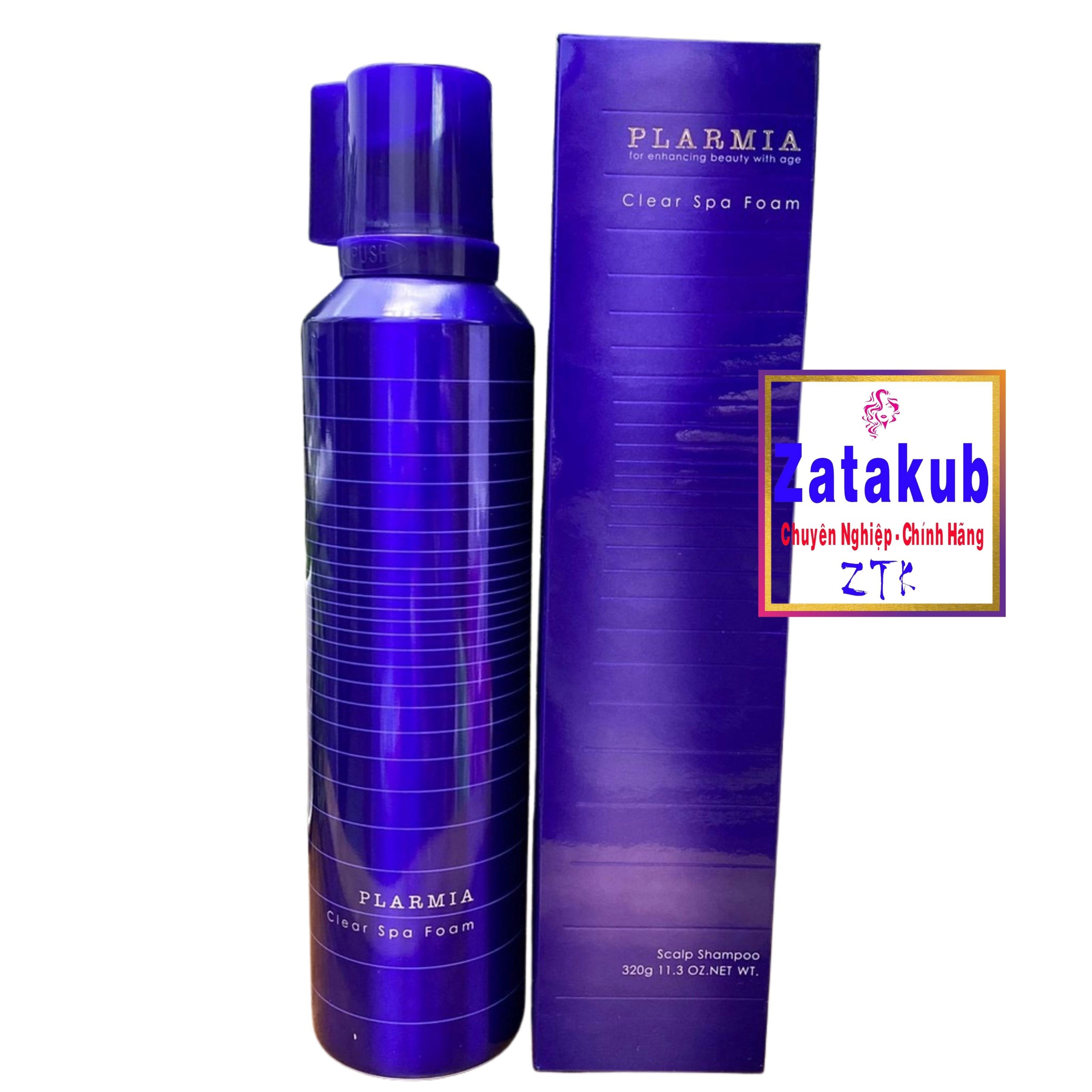 Dầu gội bọt khí chống rụng tóc Milbon Plarmia Clear Spa Foam 320ml