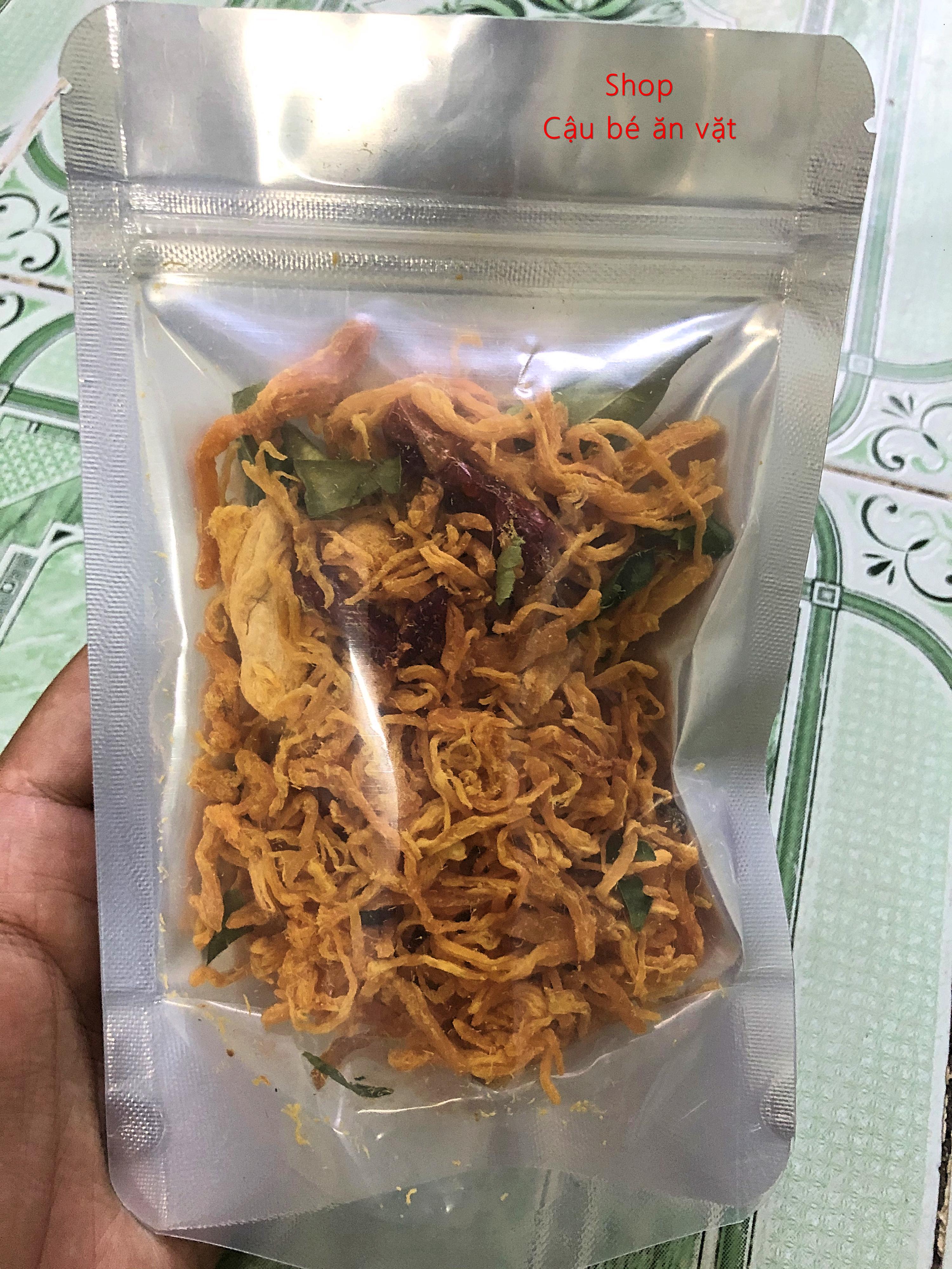 Khô gà lá chanh - túi zip 60g