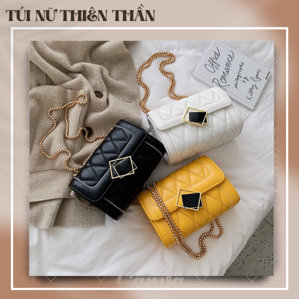 Túi Đeo Chéo Nữ ♥️FREESHIP♥️ Túi Xách Nữ Khóa Vuông  TT 103