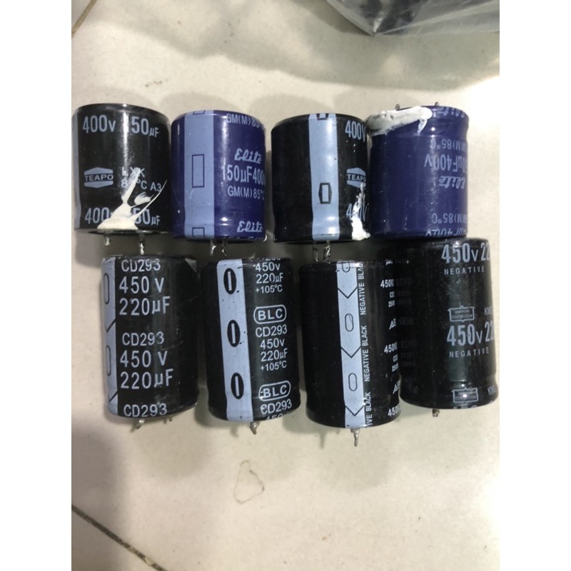 [HCM]tụ lọc nguồn 450v -150-220uf