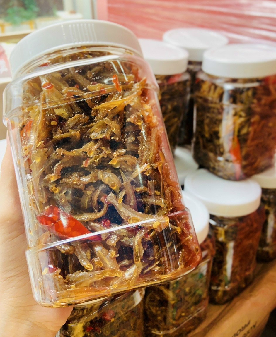 Cá cơm rim tỏi ớt mắm nhỉ-500gr-Bữa cơm ngon lại đậm vị