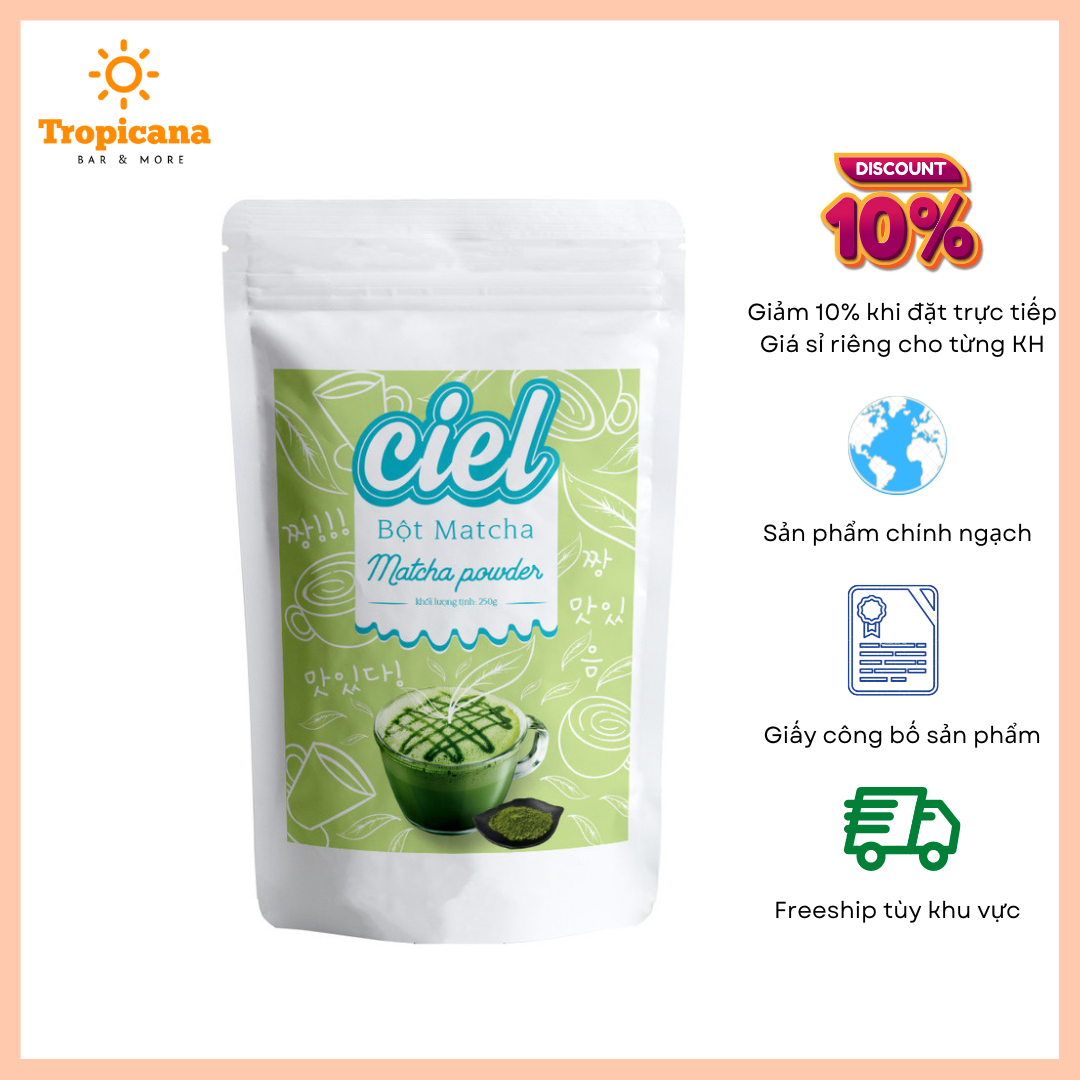 Bột Matcha Nhật nguyên chất Ciel - Gói 500gr