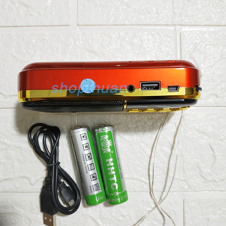 Loa Craven CR-836s 2 Pin Có Đèn Pin - Nghe Thẻ Nhớ USB FM Radio