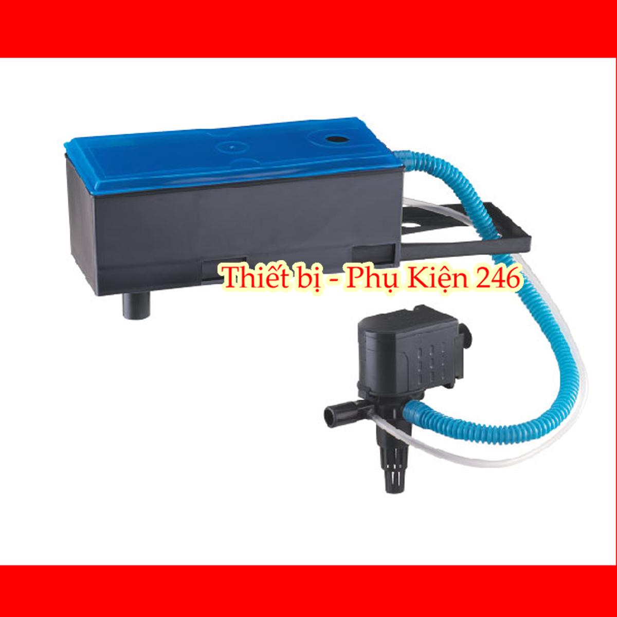 Combo máy bơm – máng lọc RS- 188 cho hồ cá cảnh thủy sinh ( Tặng Bông Lọc)