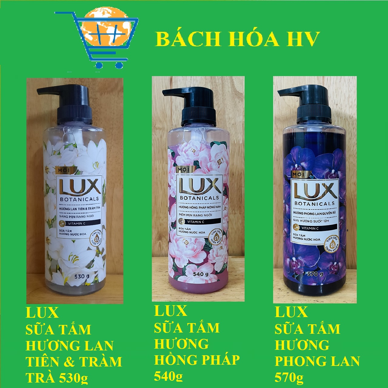 Sữa Tắm LUX 530g - BACH HOA HV
