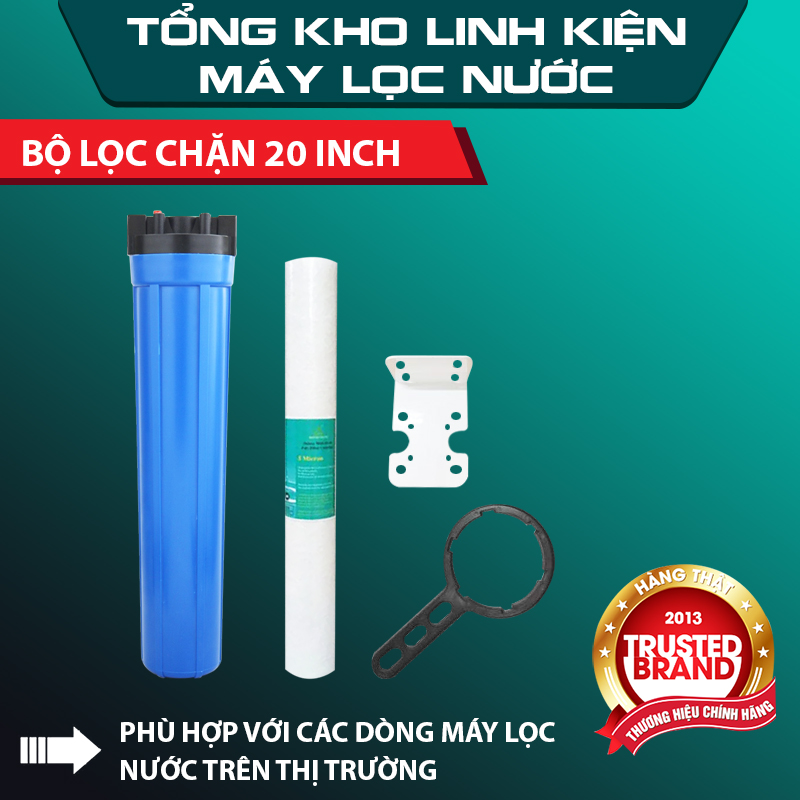 Cốc lọc nước đầu nguồn , cốc lọc chặn , bộ cốc lọc nước đầu nguồn 20 inch , cốc lọc nước 20 inch