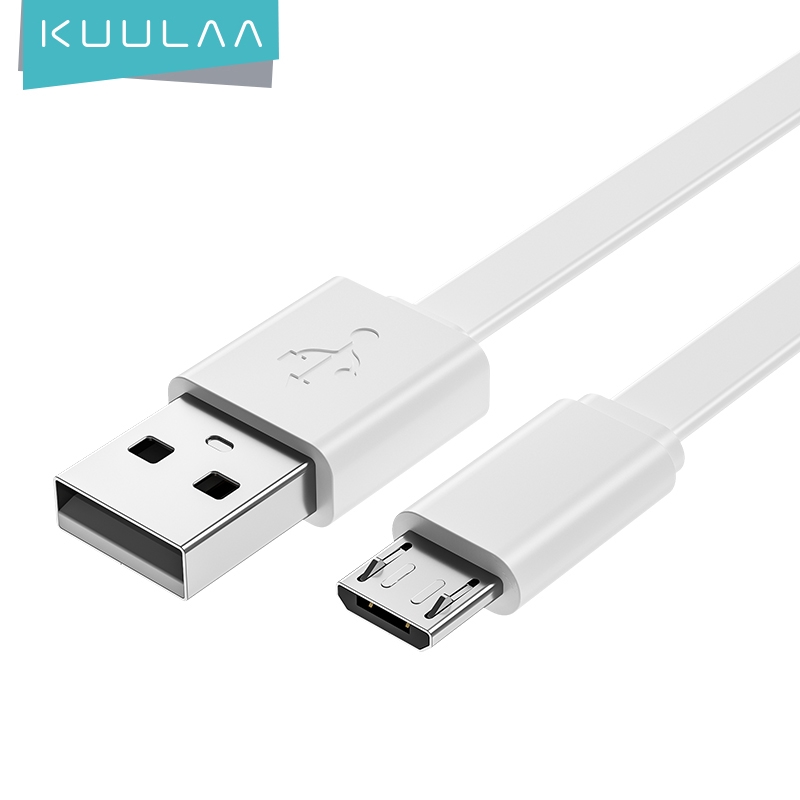 Cáp sạc kuulaa micro usb dài 30cm - dây sạc micro cho máy androi, sạc dự phòng