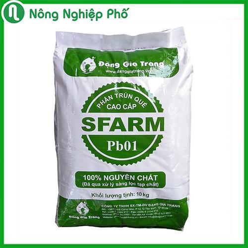 Bao 10 kg - phân trùn quế sfarm - chuyên cho rau sạch và cây ăn trái