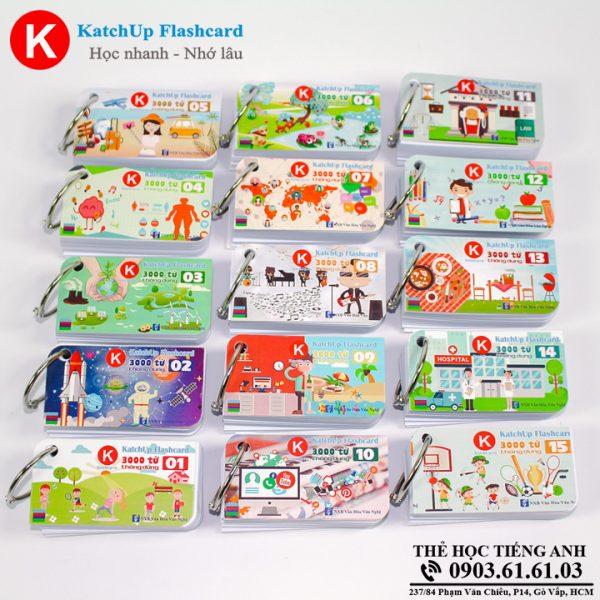 Bộ katchup flashcard 3000 từ tiếng anh a – standard