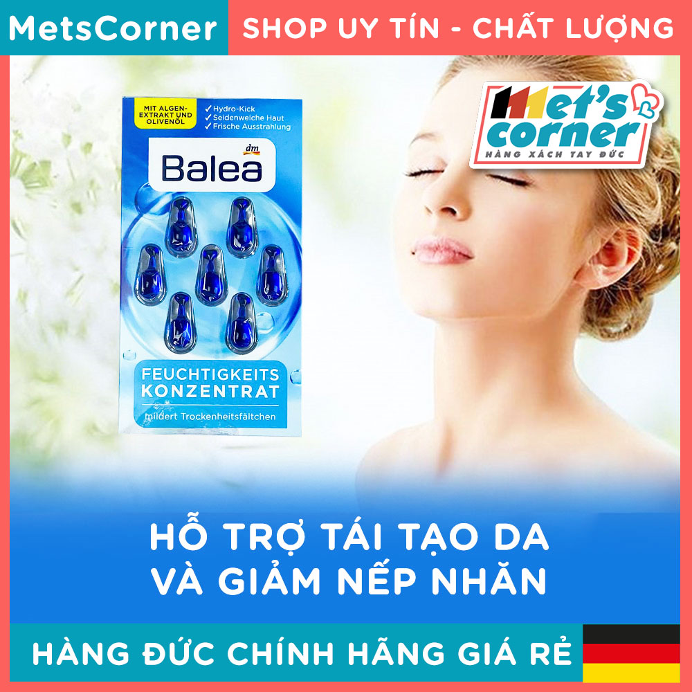[HCM][Đức]Viên Nang Balea Feuchtigkeits Konzentrat - Chống nhăn đậm đặc cho da mất nước