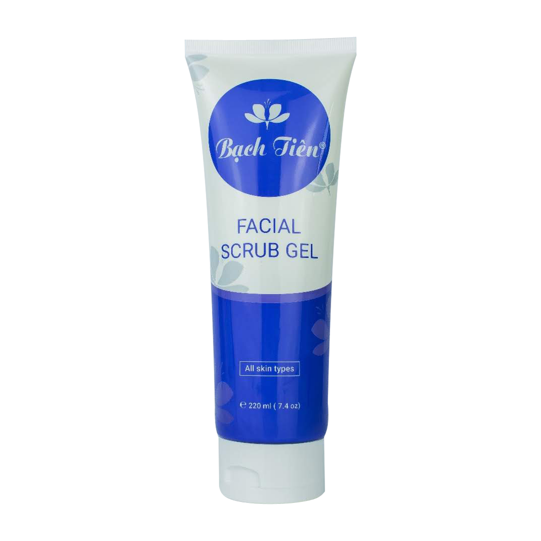 Gel kỳ tế bào da chết bạch tiên 220ml - kem tẩy tế bào chết bạch tiên 220ml