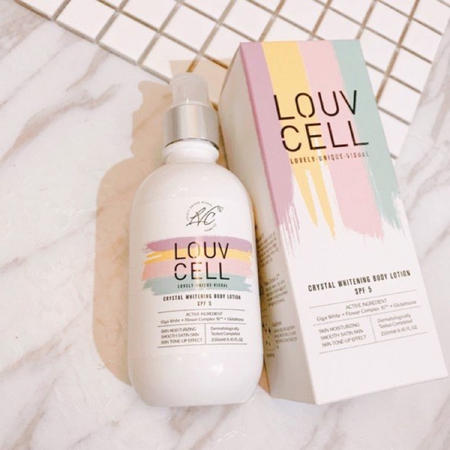 Kem dưỡng trắng da body louv cell 250ml hàn quốc, cam kết hàng đúng mô tả, chất lượng đảm bảo an toàn đến sức khỏe người sử dụng