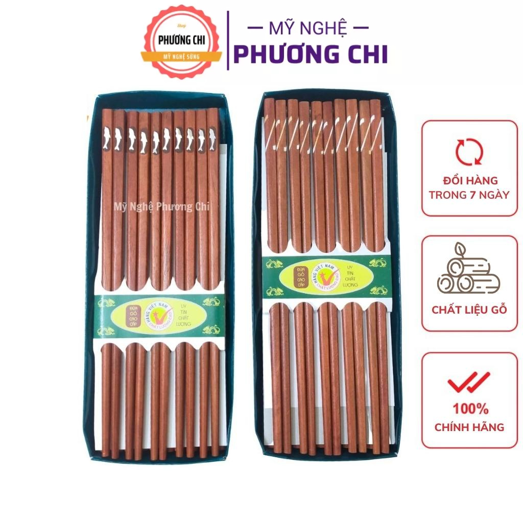 Đũa gỗ cao cấp không chất bảo quản , Đũa gỗ ăn cơm siêu bền chống mốc - Mỹ Nghệ Phương Chi