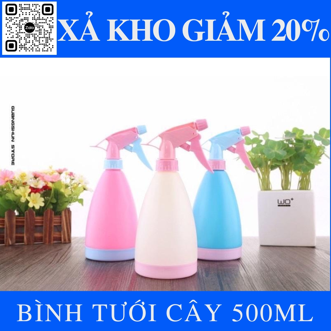 Bình Xịt Đa Năng 500ml - Bình Tưới Cây phun sương, xịt lau kính