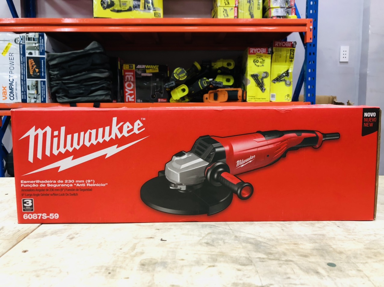 Mài góc 230mm milwaukee 6087s-59