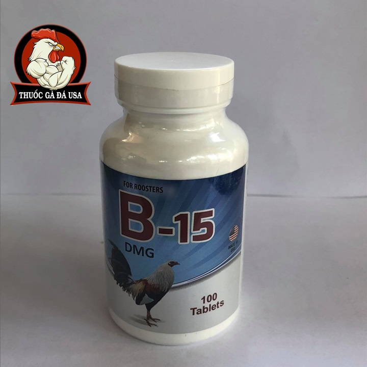Thuoc cho ga b15 cho gà đá nap pin cấp tốc - hộp 100 viên