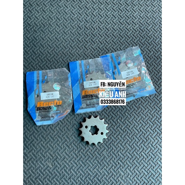 Nhông recto dream - wave - future 13t - 14t - 15t