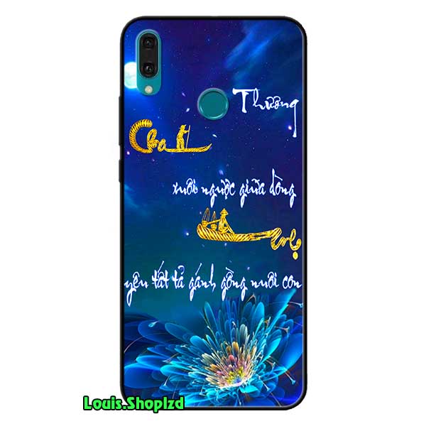 Ốp lưng dành cho huawei y9 2019 mẫu thư pháp cha mẹ