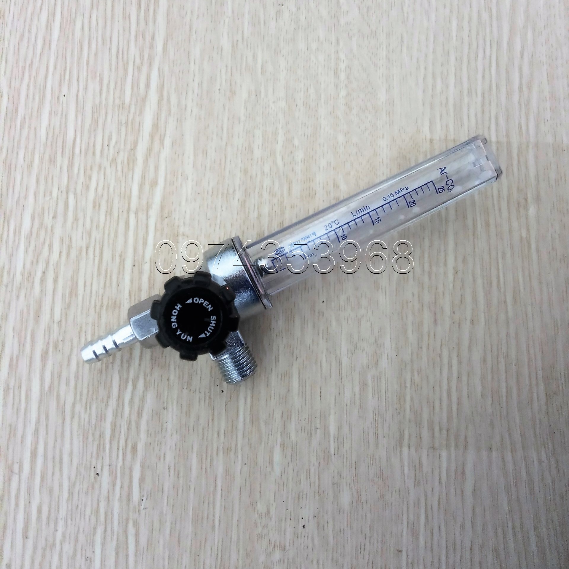 Cụm cột đo lưu lượng đồng hồ khí Ar/CO2/Oxy