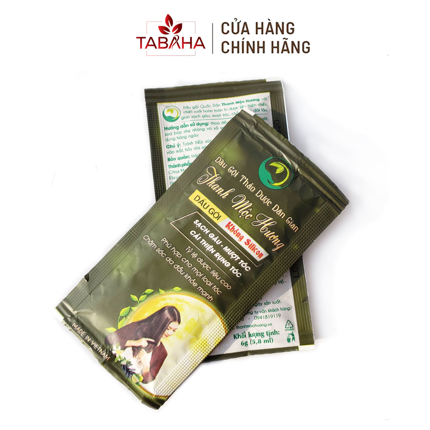 [HCM]Gói dầu gội thanh mộc hương 6g dùng thử