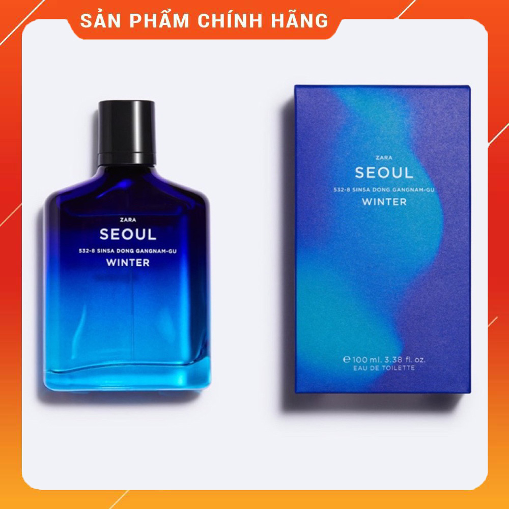 Nước hoa nam zara seoul winter edt 100ml - m1