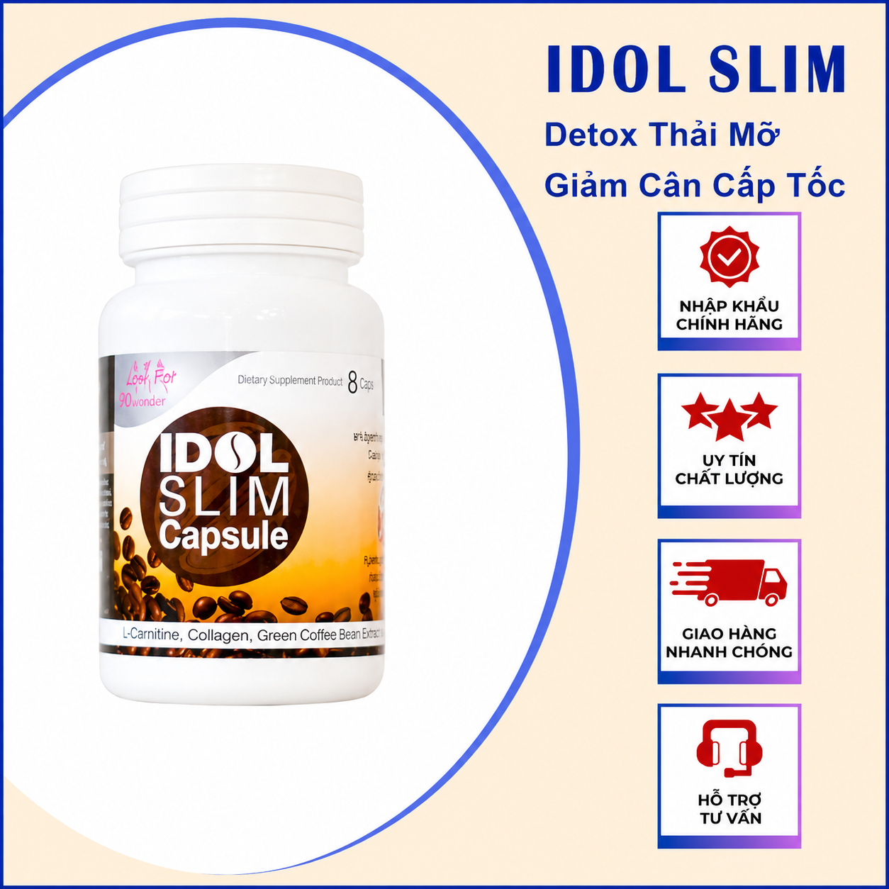 Idol Capsule Cà Phê Viên Thái Lan 15 Viên – Nhỏ Gọn, Tiện Dùng Hằng Ngày