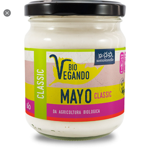 Sốt Mayonaise hữu cơ không trứng Sottolestelle 230g Organic Egg Free Mayo