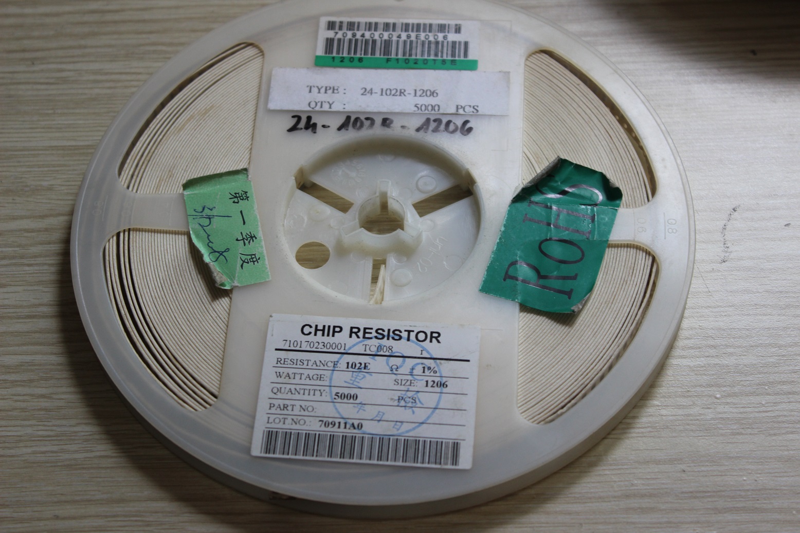 Trở dán 120R 1206 1% (100c)