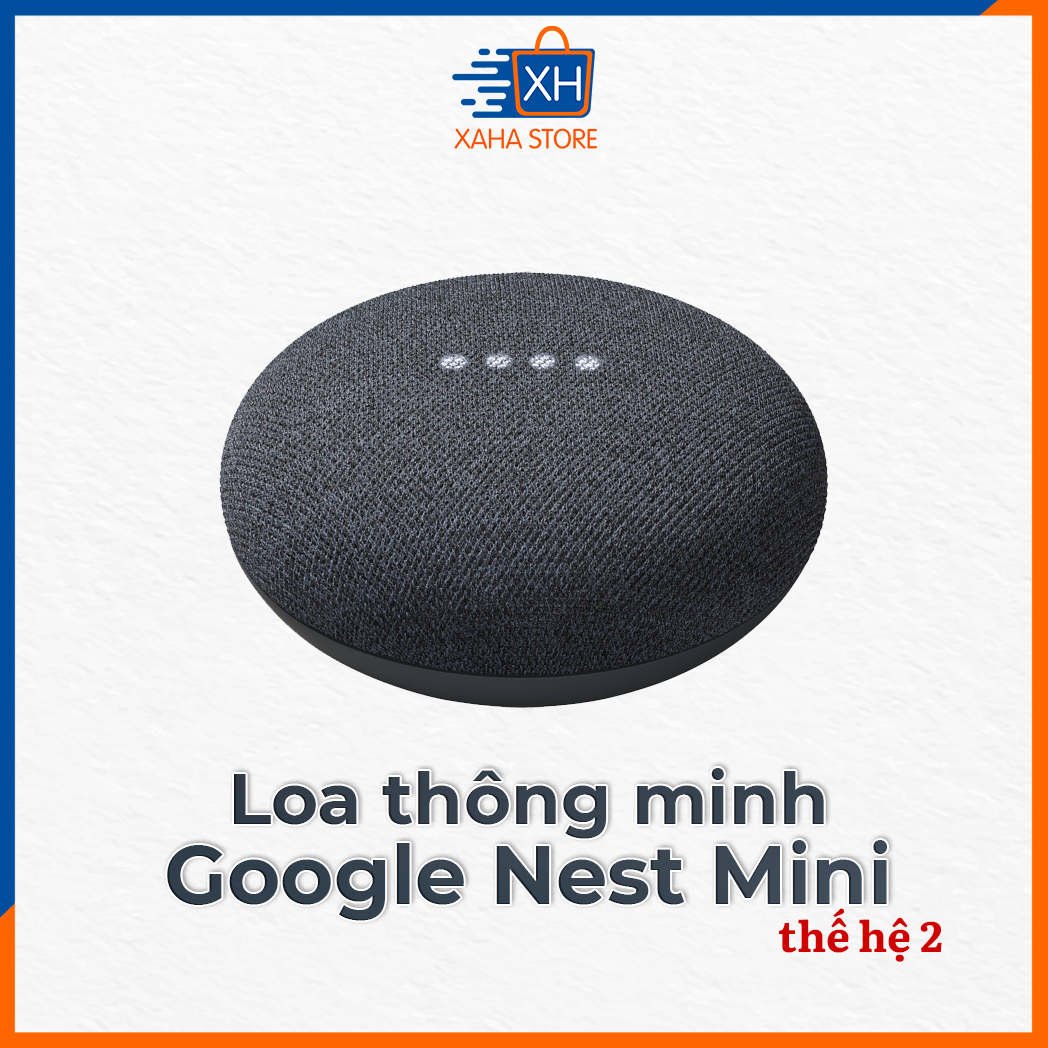 [Hoàn Tiền MAX] Loa thông minh Google Nest Mini (Google Home Mini thế hệ 2) Google Nest Mini smart speaker with Google Assisstant