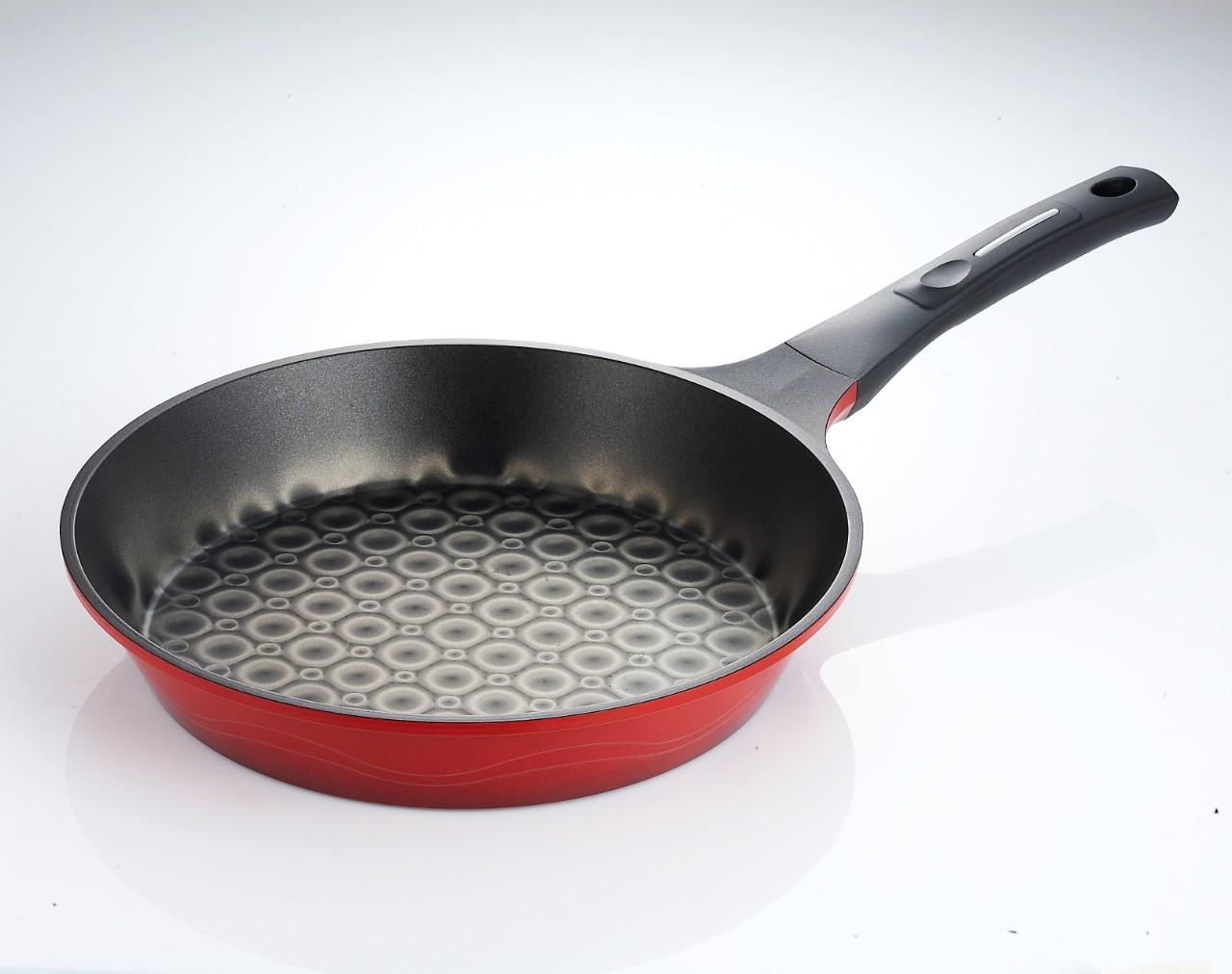 Chảo nhôm 3d hàn quốc diamond coating chống dính lacena size 26cm sh22327