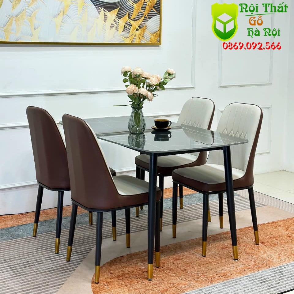 Bộ bàn ghế ăn motet không tay- hàng nhập khẩu nguyên chiếc cao cấp