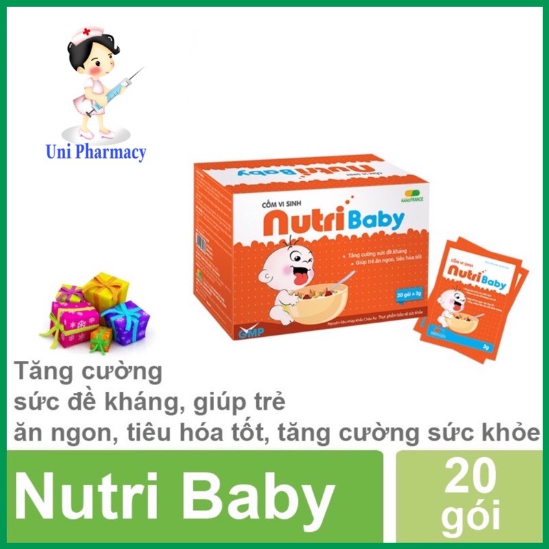 Nutri Baby - Tăng cường sức đề kháng, giúp trẻ ăn ngon, tiêu hóa tốt, tăng cường sức khỏe