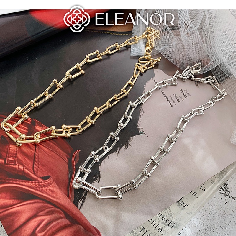 Dây chuyền nữ titan Eleanor Accessories vòng cổ mắc xích nối phụ kiện