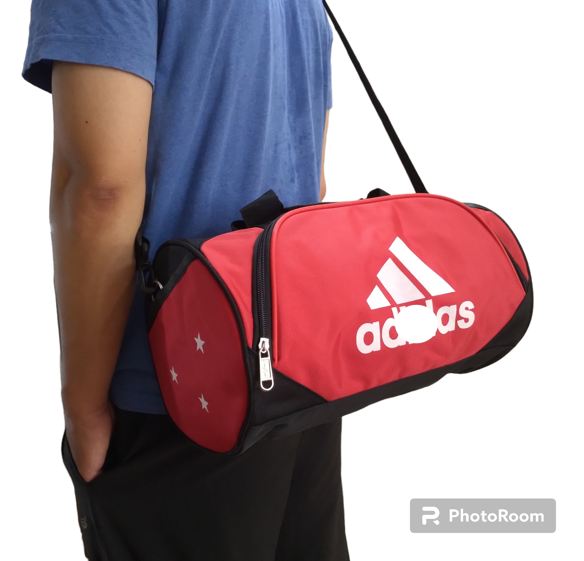 Túi trống thể thao dài 35cm rộng 20cm, màu đỏ rất đẹp