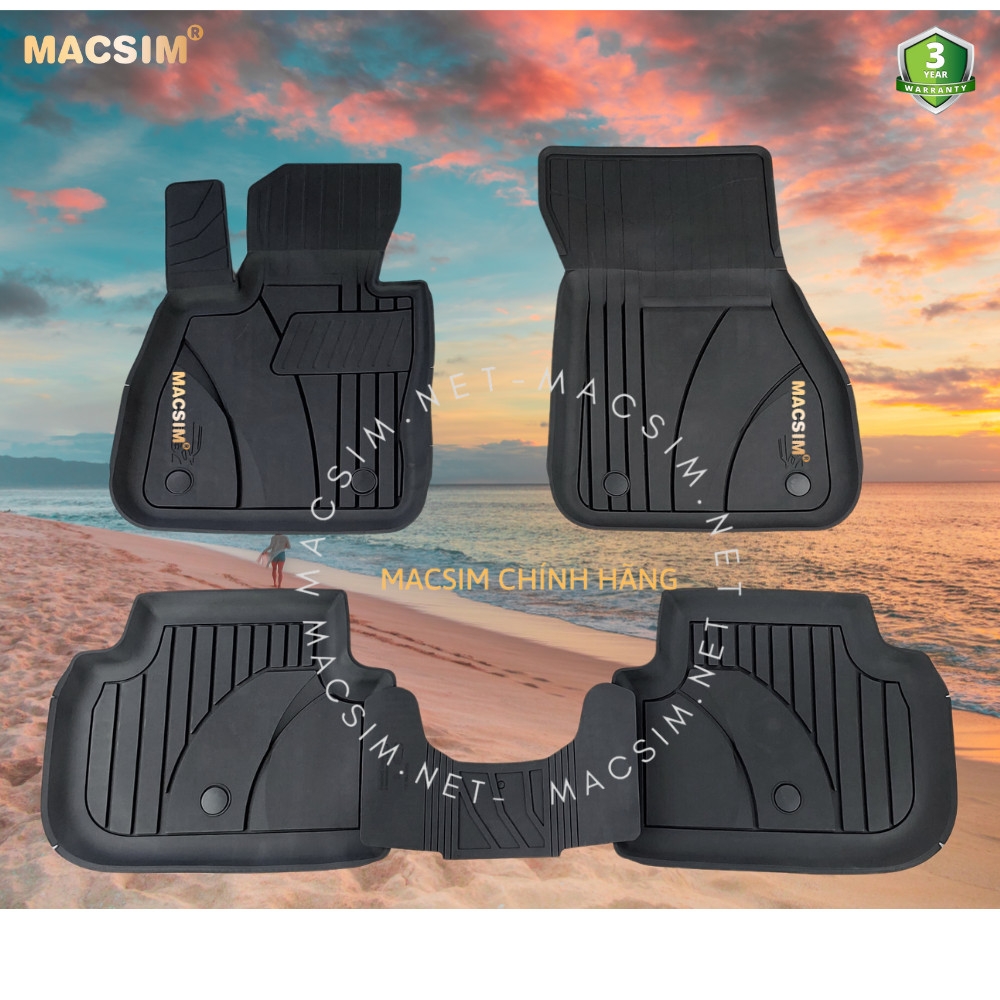 Tpe Silicon Car Floor Mats Bbmw 2 Series 2019+ (F44 Grand Coupe) Black Brand Macsim Giá 4,000,000 Đồng*Miễn phí vận chuyển