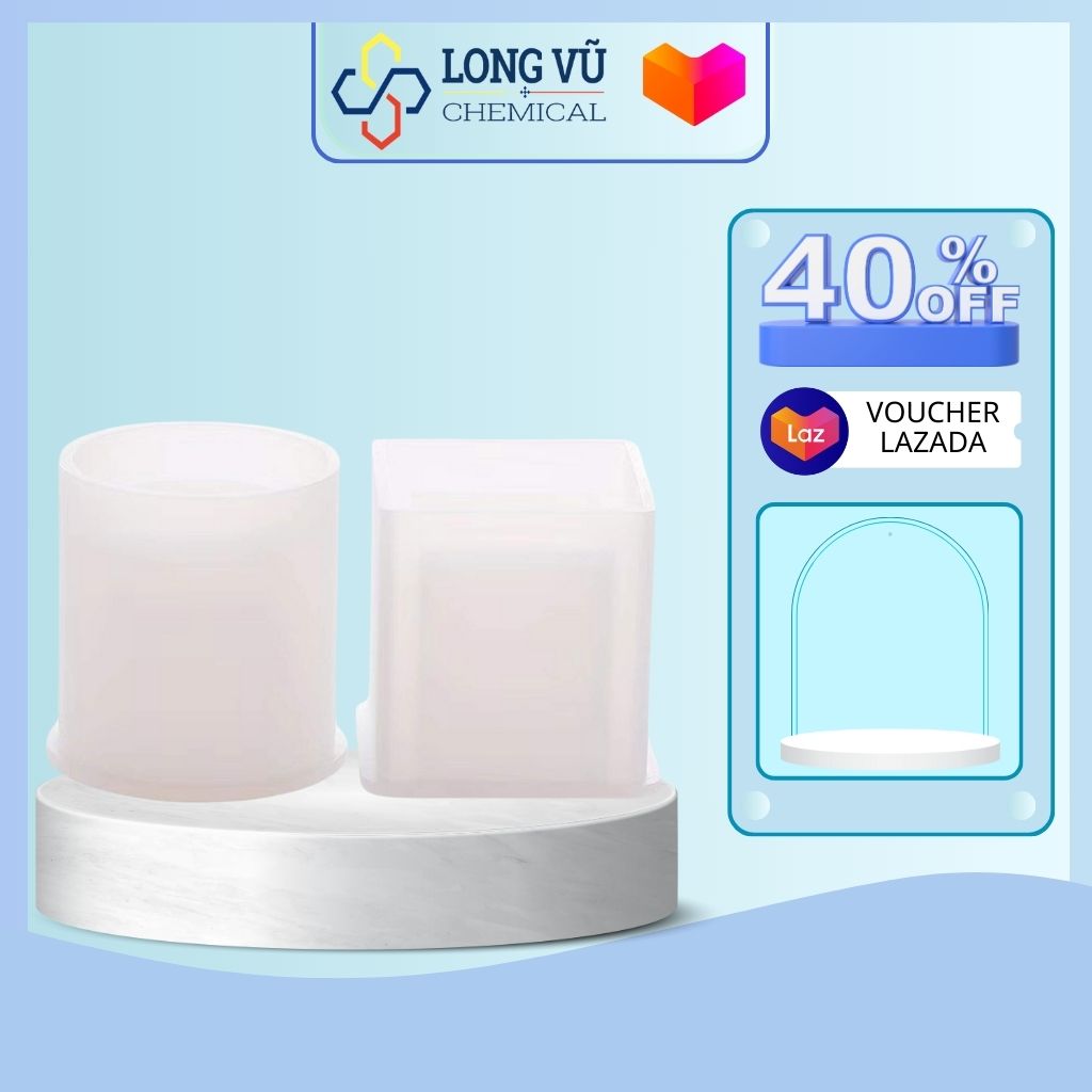 Khuôn silicone tạo hình cho khay đựng viết DIY tiện dụng - Khuôn Silicon Làm Ống Đựng Bút Handmade