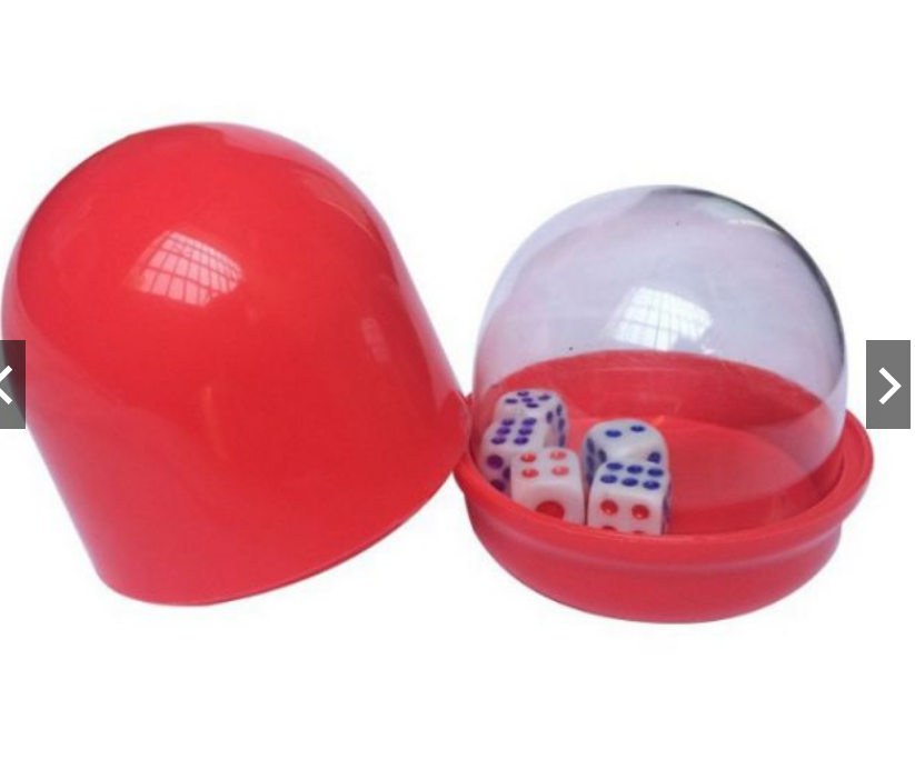 Hộp Lắc Xí Ngầu Nhiều Màu